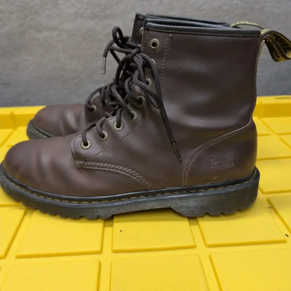 Dr Martens Awley Men's Brown Leather Boots Lace Up Size 13 M AW004
